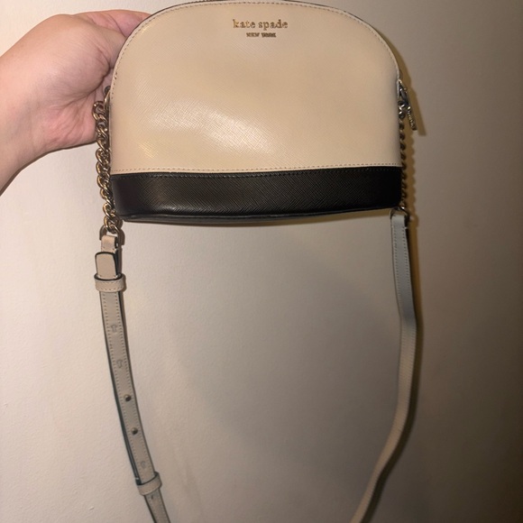 Kate Spade Cream and Black Crossbody Bag - Spencer Dome - Picture 5 of 16